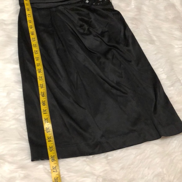 Db studio black one shoulder black dress size 2 - Picture 4 of 8